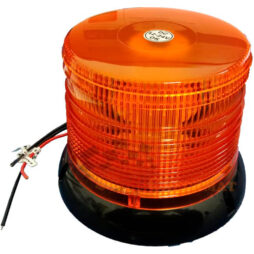Sinalizador Rotativo e Flash de Advertência com LEDs Bivolt Âmbar